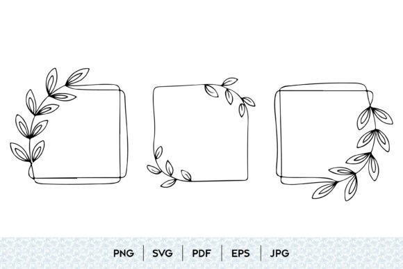 Botanical Frame SVG Bundle: Elevate Your Creative Projects