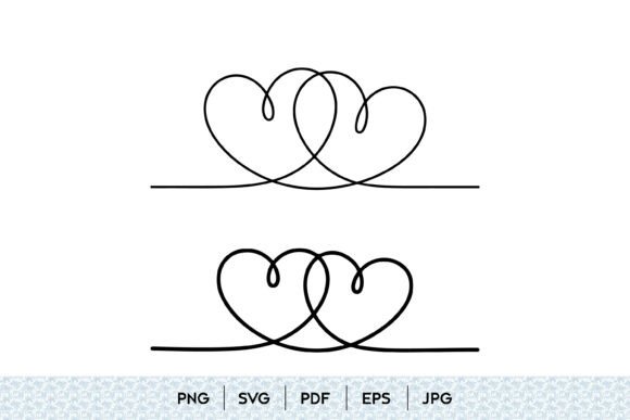 Double Heart Line Art: The Symbol of Connection