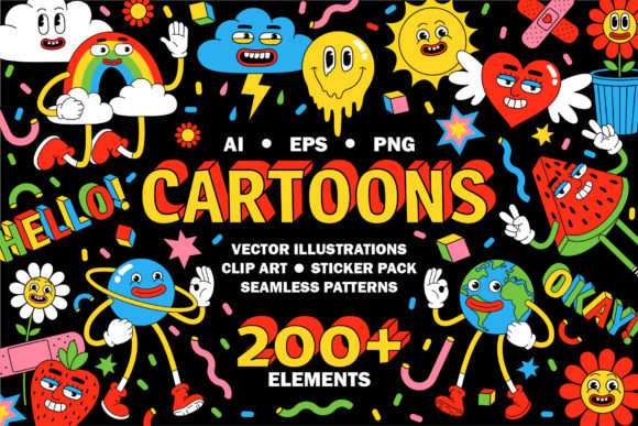 Retro Cartoon: A Complete Design System for Playful Branding