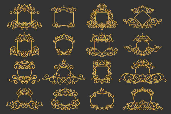 Royal Monogram Frame: Crafting Timeless Brand Identity