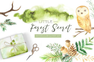Watercolor Forest Graphic Set: A Creative Toolkit