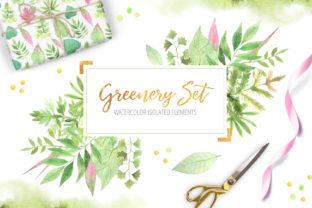 Watercolor Greenery Floral Set: Your Design Toolkit
