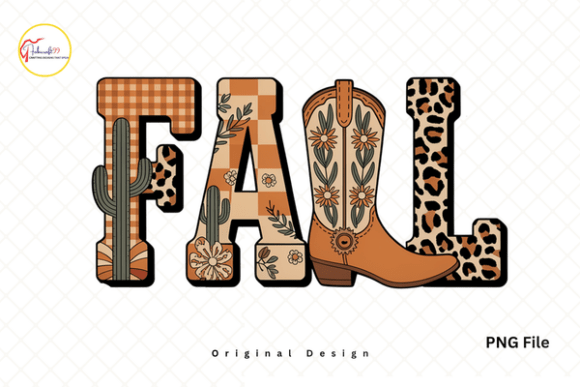 Western Fall PNG: Blending Rustic Charm with Autumn Style